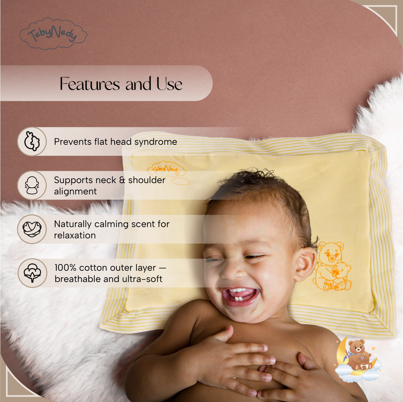 Loomi Baby’s First Pillow